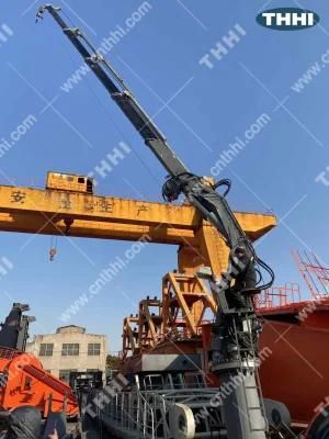 Max Lifting Capacity 5tons Telescopic Boom Marine Crane