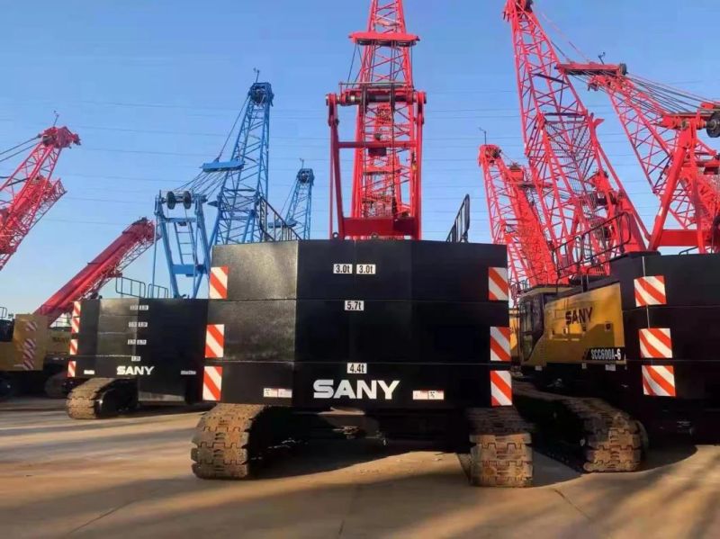 S a N Y 60 Ton Crawler Crane Scc600A-6 with 52.25m Lifting Boom