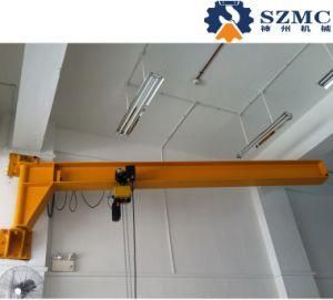 Hot Sale Bx Type 1 Ton Swing Arm Wall Mounted Jib Crane with Electric Hoist
