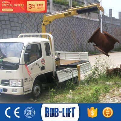 Hydraulic Boom Pickup Truck Mounted Crane for Sale in Qatar