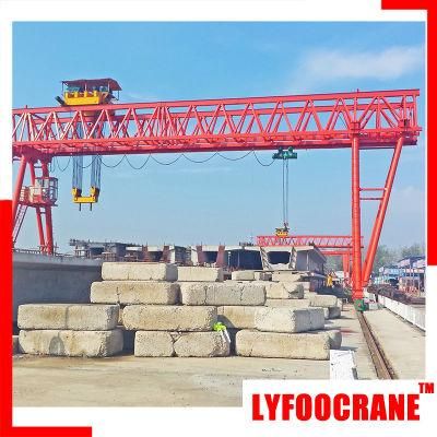 Ourtdoor Trust Structue Concrete Beam Handling Gantry Crane