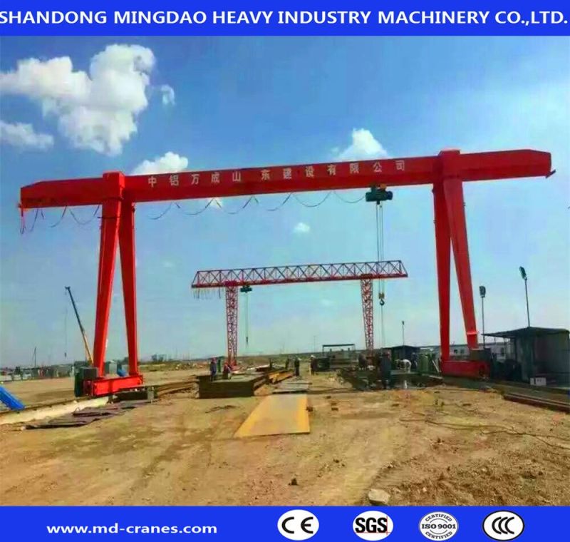 General Type and Trussed Type Single Girder Gantry Crane with Electric Hoist