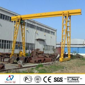 Single Girder Hoist Gantry Crane of Mh Model Truss Structure