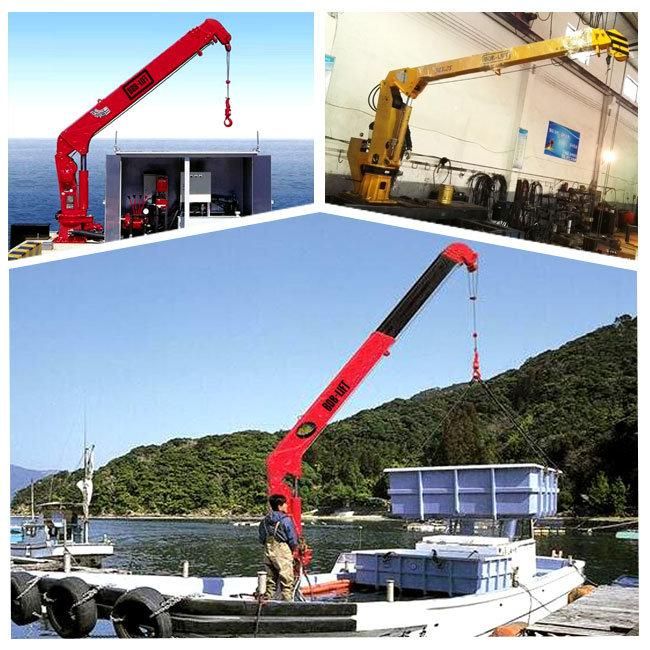 Small Cargo Hydraulic Knuckle Electric Offshore Cranes