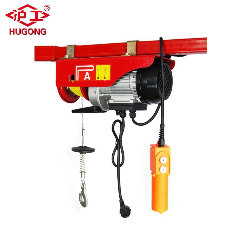 China Wholesale 220V Wire Rope Electric Winch Hoist
