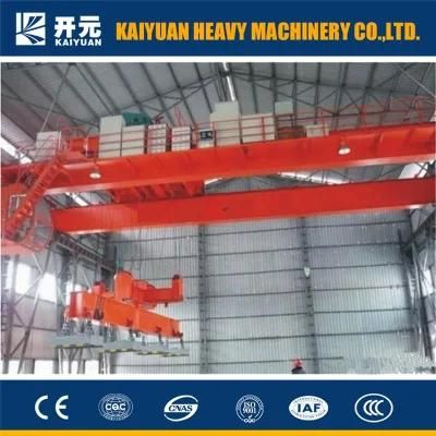 5t Electric Hoist Traveling Electromagnetic Double Girder Bridge Crane