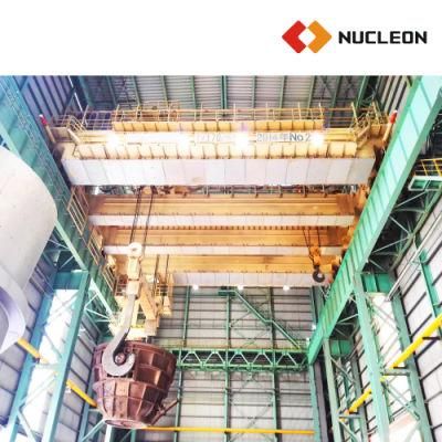 Nucleon High Reliability 20~150 Ton Steel Mill Ladle Electric Overhead Traveling Crane