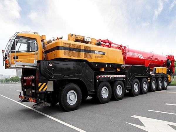 All Wheel Driving 450 Ton All Terrain Crane Sac4500 with CE Certificate