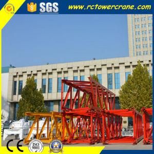 Qtz63 5013 Jib 50 Meters 1.3t Tip Load Max Load 6t Topkit Tower Crane for Construction