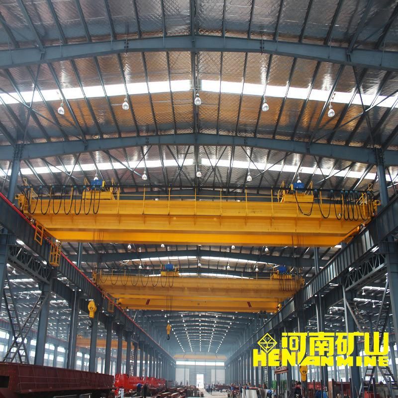 10t Industrial Electric Double Beam Overhead Traveling Crane