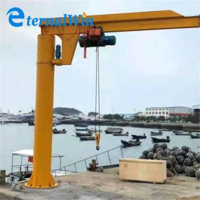 Factory Directly Supply Electric Mini Mobile Jib Crane for Materials Lifting