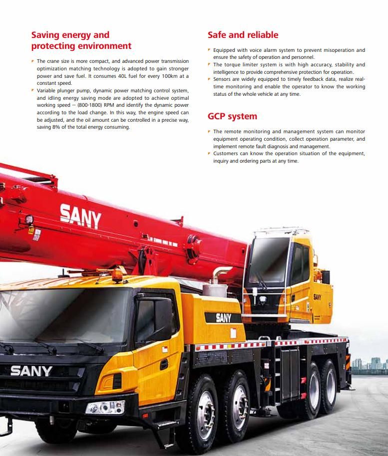 75 Ton Stc750s Truck Crane Mobile Cranes