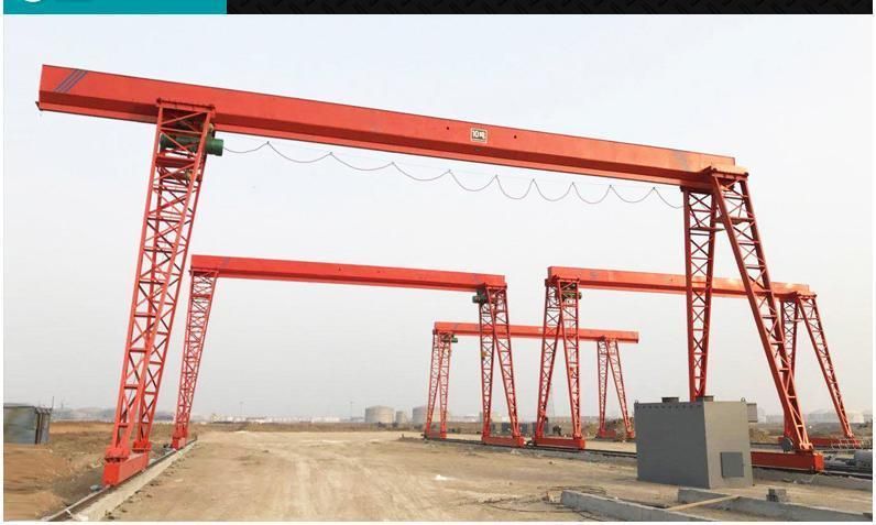 Electric Single Girder 10ton Remote Control Truss Gantry Crane