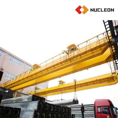 Nucleon Tandem Control Double Girder Overhead Travelling Crane for Precast Concrete Handling