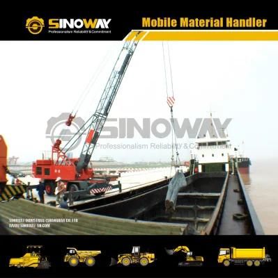 Mobile Harbor Crane with Lattice Boom for Material Grabbing