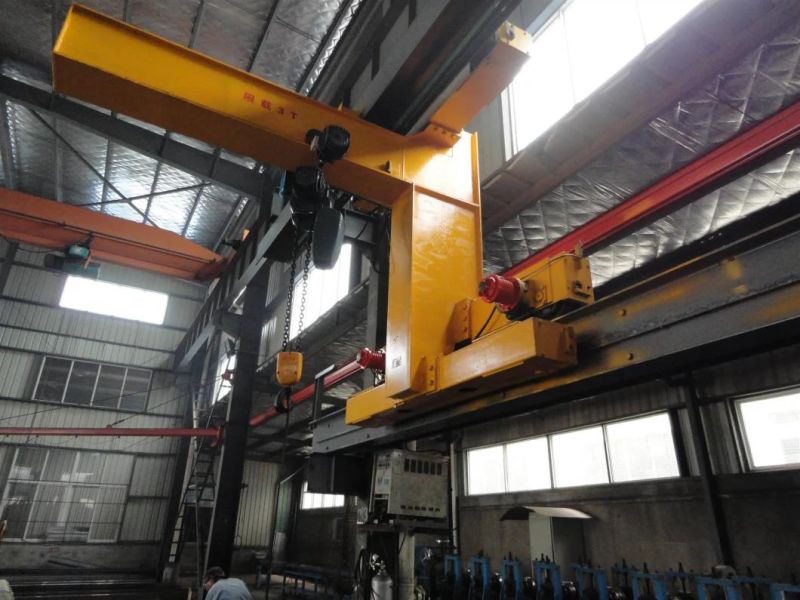 Whole Machine Mobile Lifting Hoist Crane Single Arm Rotating Jib Crane