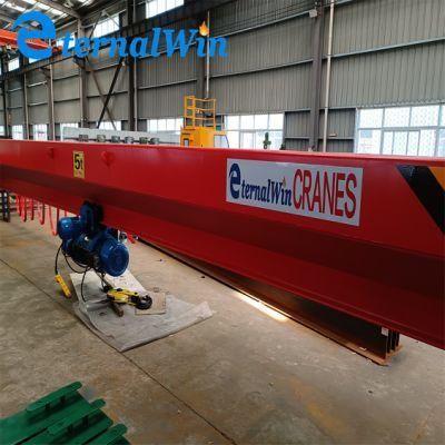 Factory Direct 5 Ton Single Beam Bridge Crane Electric Travelling Crane