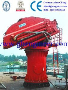 Knuckle Boom Crane with Separate Hydraulic Station for Tug Boat