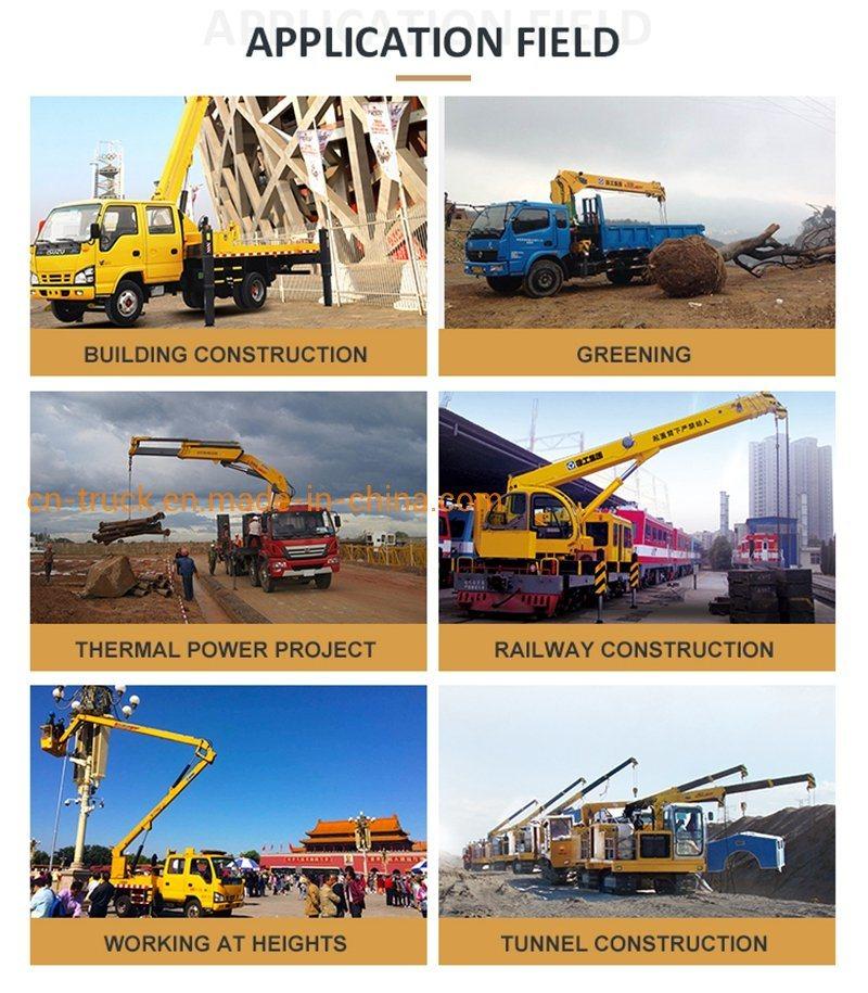 Isuzu 4X2 6ton 8ton 10ton 12ton Knuckle Boom Crane Truck with Crane