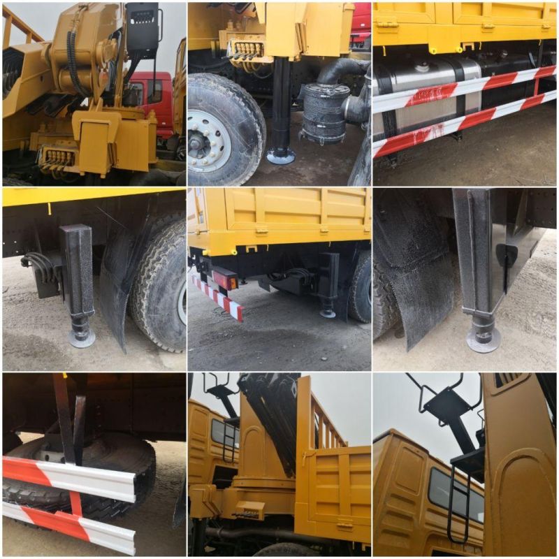 Customization 8*4 Heavy Duty Folding Boom Arm Hydraulic Telescopic Crane Truck Shacman