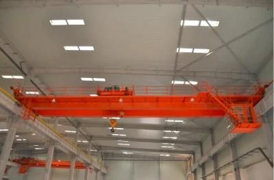 Qd Type Double Girder Overhead Workshop Crane 50 Ton