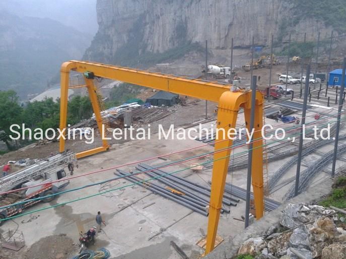 Outdoor Use Rail Traveling Single/Double Girder/Beam Gantry Crane