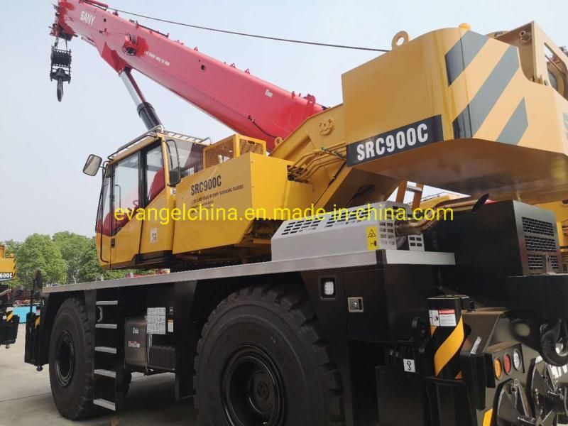 90ton Lifting Capacity Rough Terrain Crane Src900c with 4X4 Drive