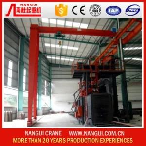 Special Design for Electric Hoist Semi Gantry Crane