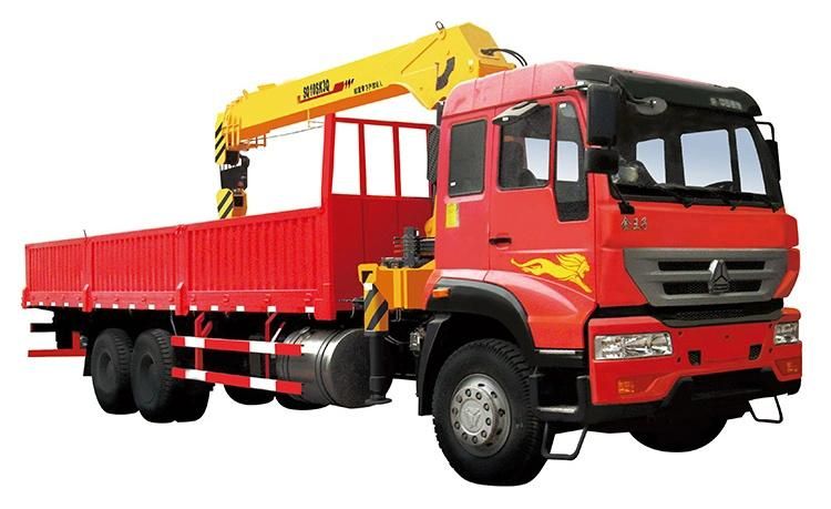 Chinese Cheap Price Sq10sk3q Straight Arm Crane 10ton Truck Mounted Crane Price