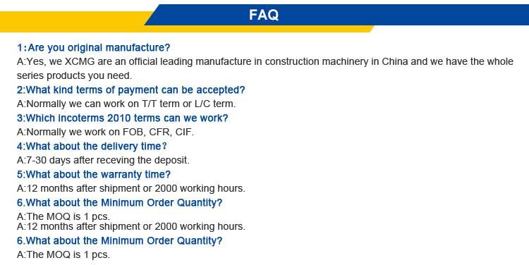 XCMG 12ton Xgtl180 (5522-12) Tower Crane Made in China