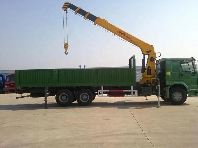 6X4 10ton 12ton Truck Monted Crane Telescopic Boom Lifting Machine