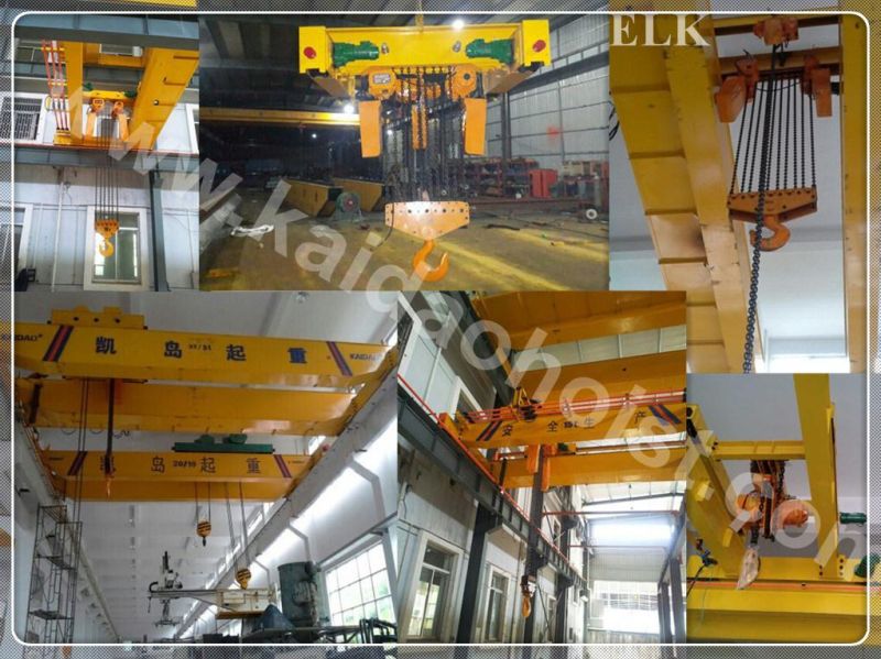 Elk 50ton Double Girder Overhead Crane / Crane /Bridge Crane/Wire Rope Hoist Crane