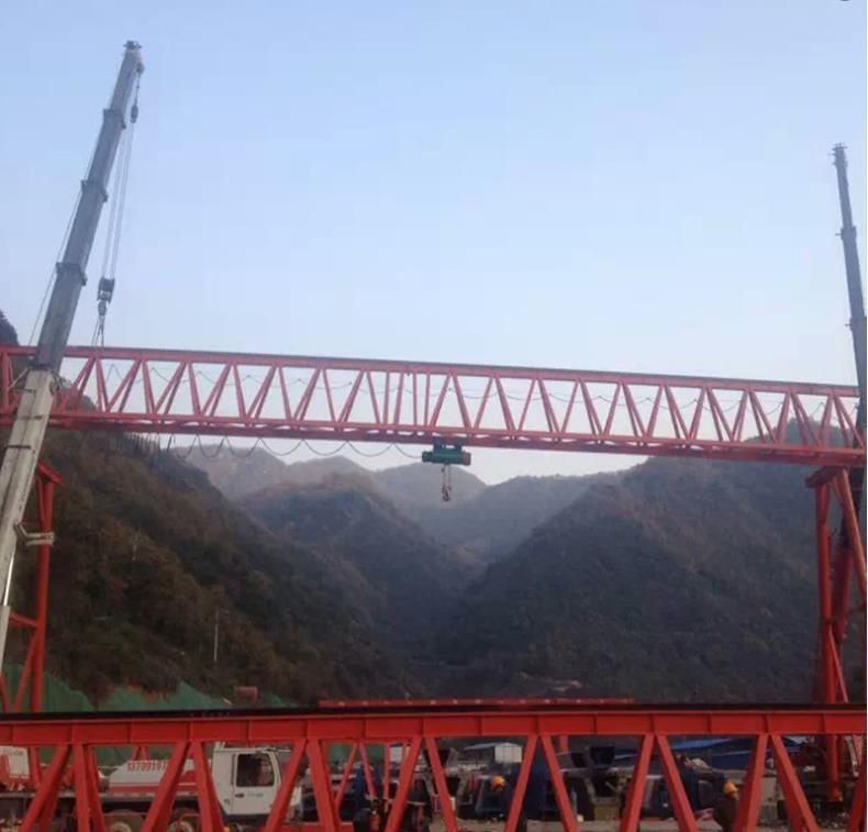 Railway Construction Gantry Crane for Precast Concrete Bridge Girder Erection