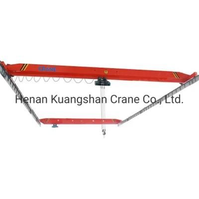 Single Beam Electric Hoist Block Overhead Bridge Eot Crane