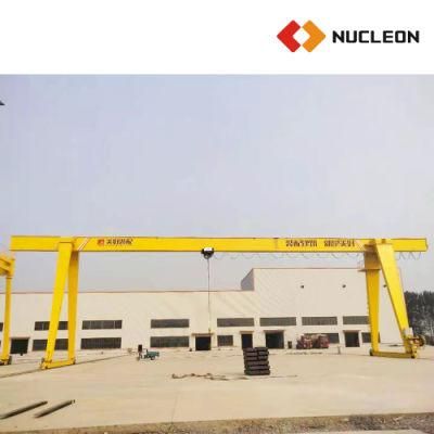 Industrial Outdoor Rail Track Mounted Overhead Gantry Crane 5t with Cantilever Beam