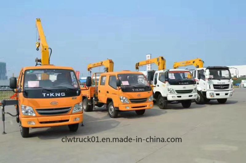 New Design 4X2 6X4 Dong Feng Foton Crane Truck with Self Tipping and Delivery Function