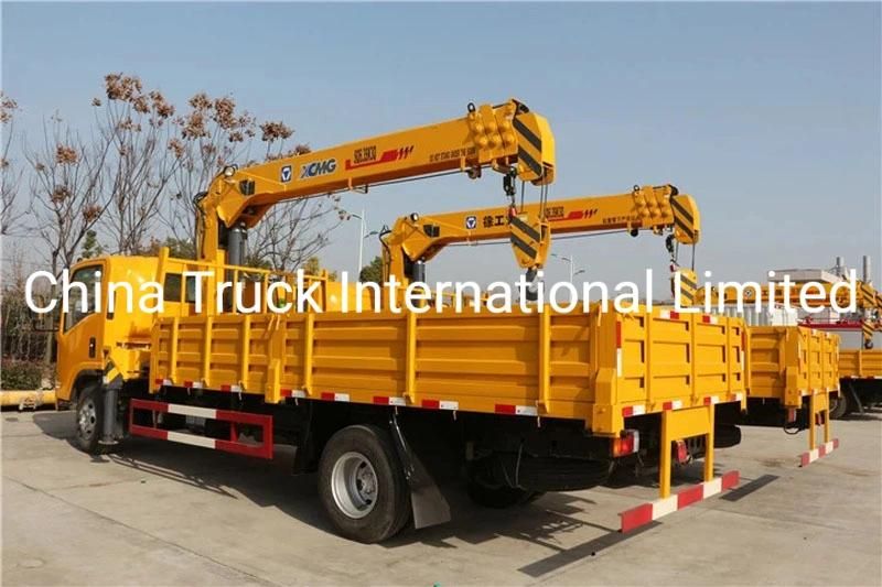 Isuzu Nqr 700p 4*2 191HP Hydraulic Truck Crane