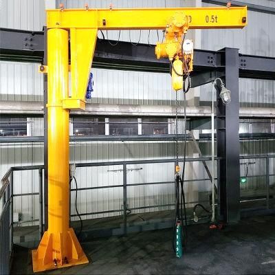 Dy High Quality 2ton 3ton 5ton 6ton Electric Jib Crane Wall Mounted Price