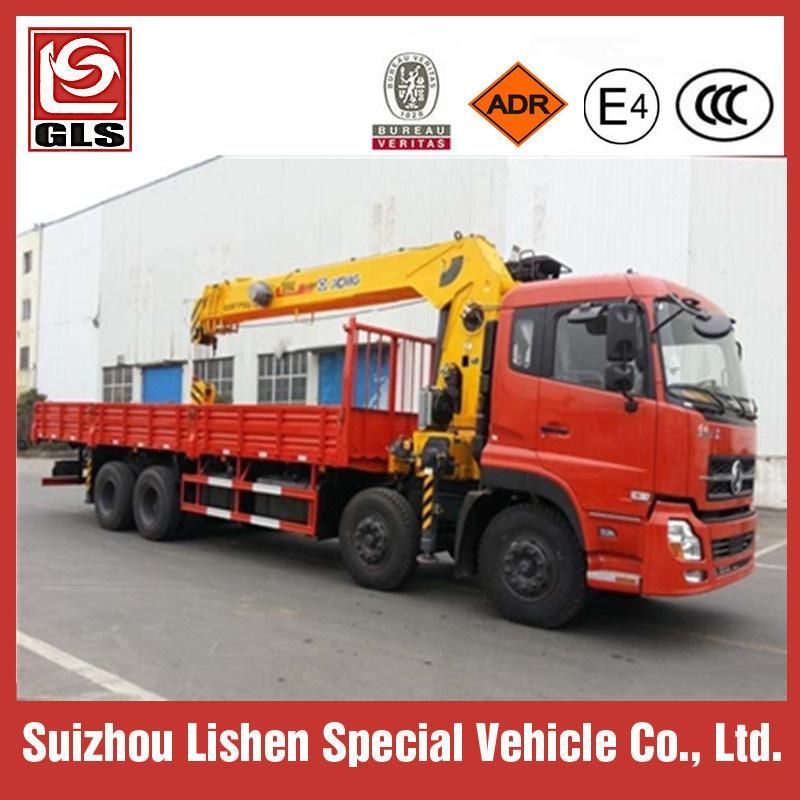 Hot Sales 8X4 Dongfeng 8/10/12/14/16/20ton Kuckle Crane Truck with Crane