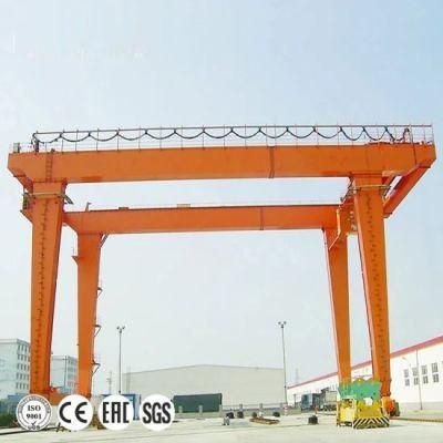 Outdoor Movable 50t Double Girder Gantry Crane Industrial Heavy Load