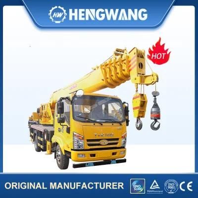 China Factory Hengwang New 10 Ton Crane Hydraulic Pickup Crane