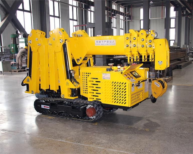 Brand New 8ton 18m Telescopic Boom Crawler Spider Crane Kb8.0