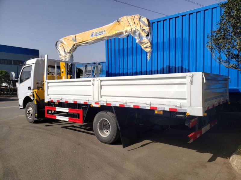 Crane Truck 3 Ton Folding Truck Mounted Crane Price for Sale