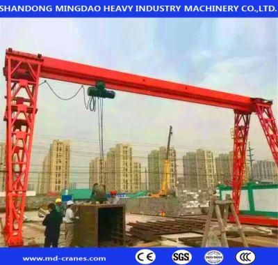 2t - 15m Light Duty Single Girder Gantry Cranes with Safety Berakes