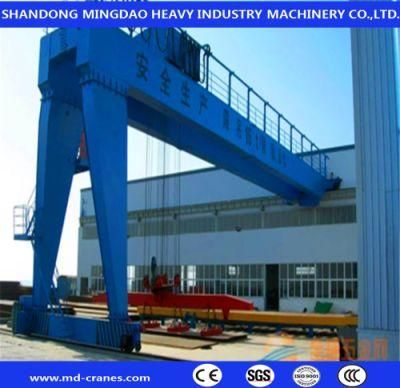 Bmg Double Girder Semi Gantry Crane with Hook Manufacturer