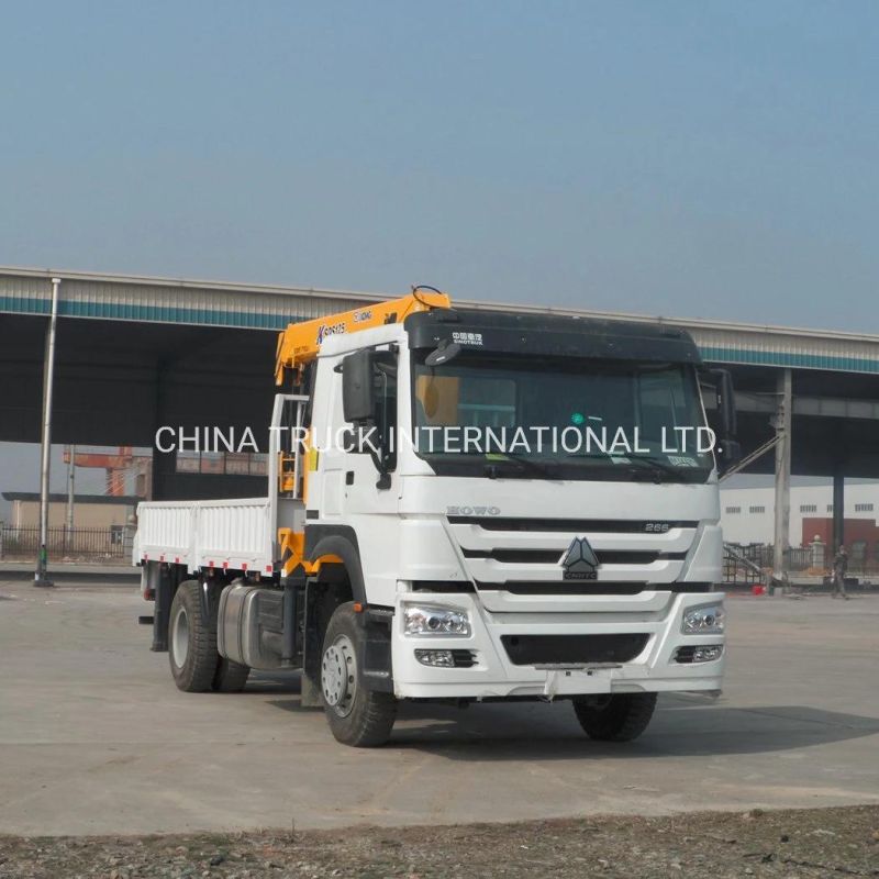 Sino Truck Crane Equipment HOWO 4X2 New Small/Big Rear Truck Mounted Crane with a Draulic Boom