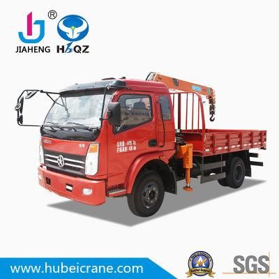 made in China Manufacturer 3.2 Ton Telescopic Boom Hydraulic Truck Mounted Mobile Telescopic Crane for Sale building material lift tool