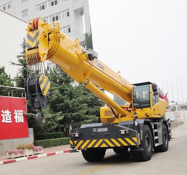 XCMG Official 40 Ton Wheel Mobile Crane Drive Rt40e Rough Terrain Crane