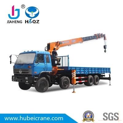 16 Tons Telescopic Boom Truck Mounted Crane 5 boom truck Cranes for Sale