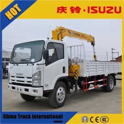 Isuzu Nqr 700p 4*2 191HP Hydraulic Truck Crane